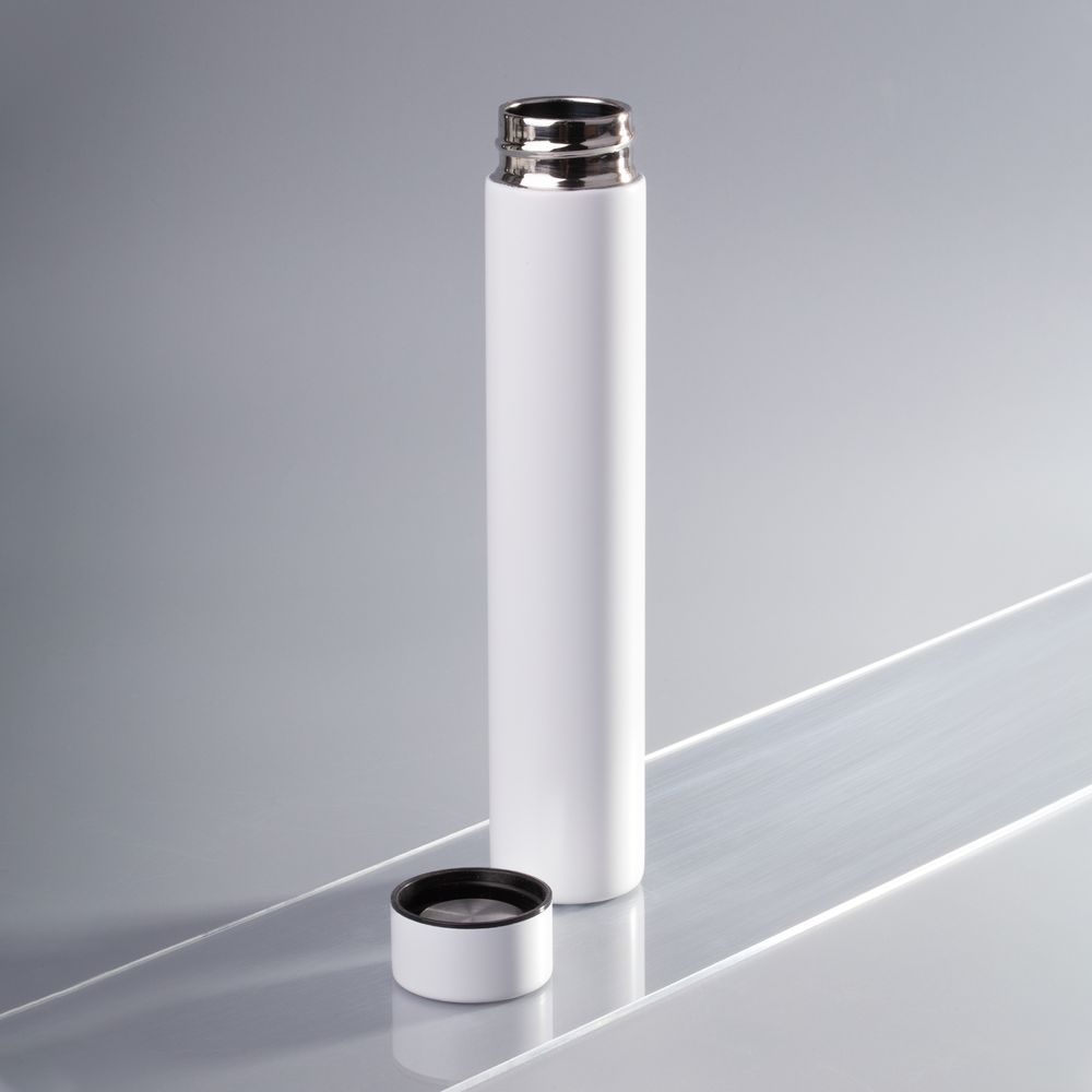 Термобутылка Metropolis, белая / Миниатюра WWW (1000)