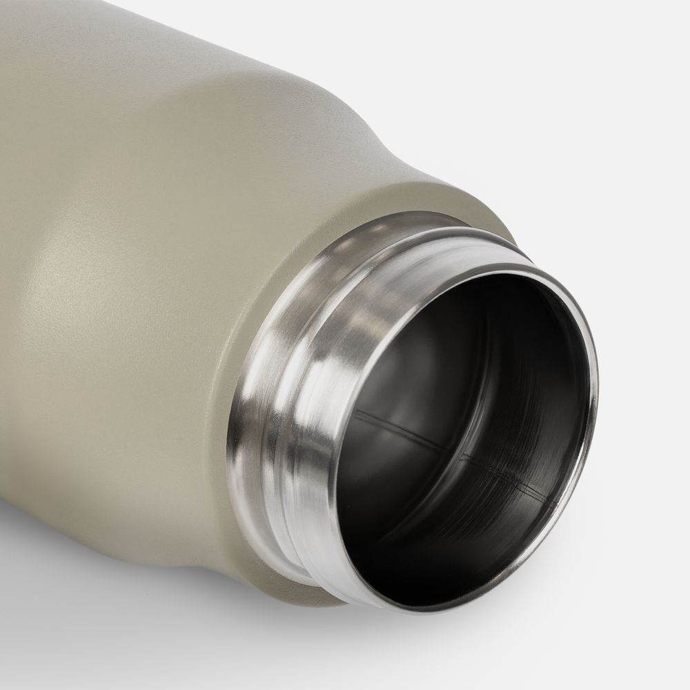 Термобутылка Tateyama, серо-бежевая / Миниатюра WWW (1000)