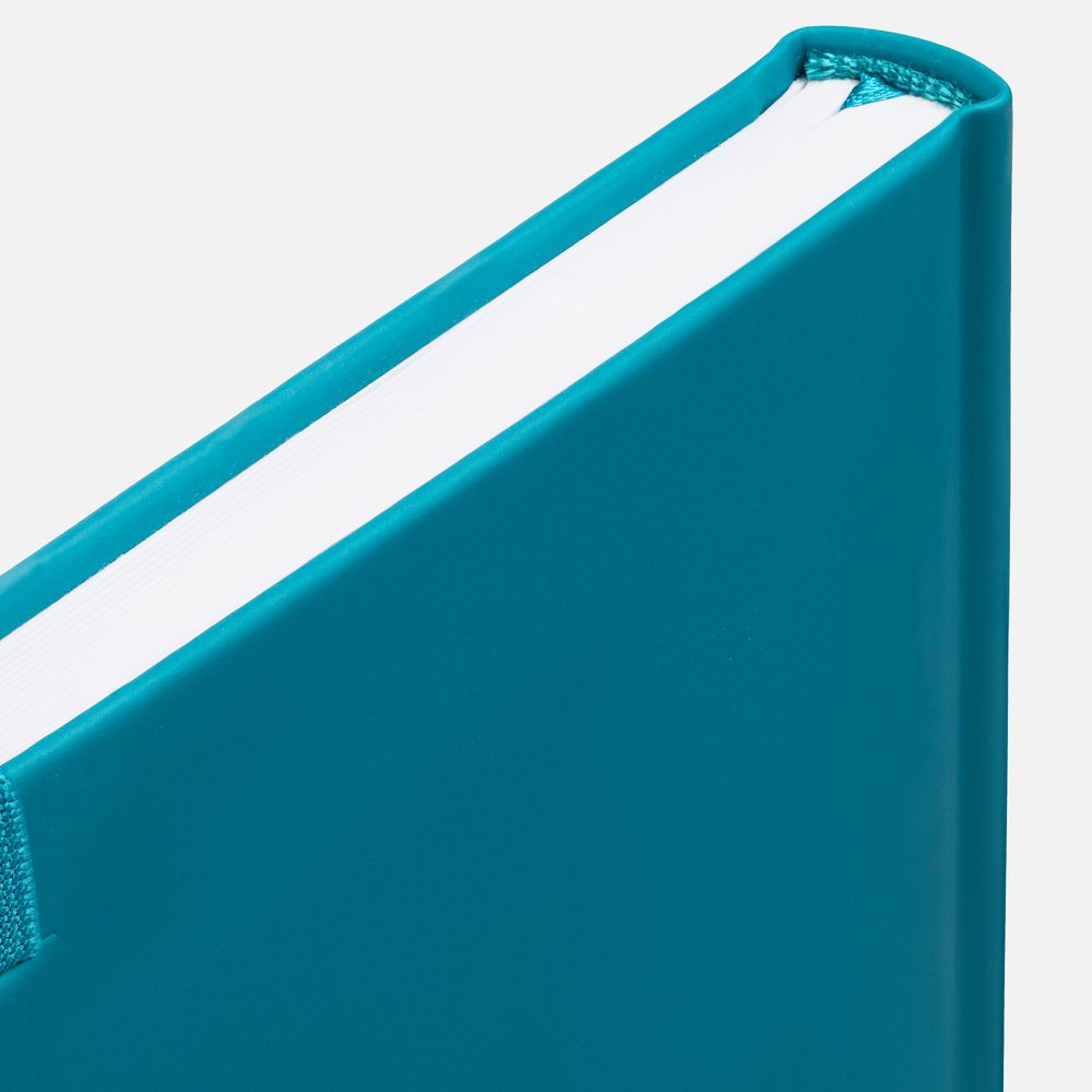 Ежедневник Favor Metal, недатированный, бирюзовый / Миниатюра WWW (1000)