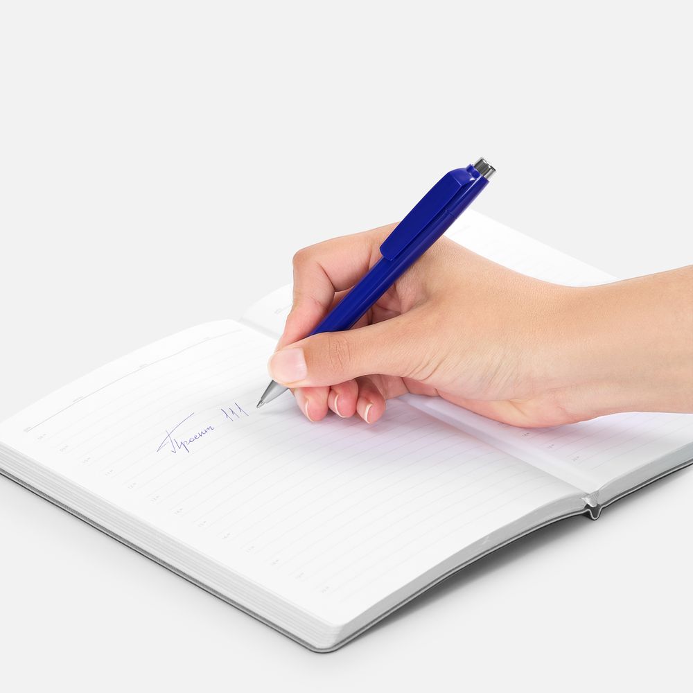 Ручка шариковая Klippa, синяя / Миниатюра WWW (1000)