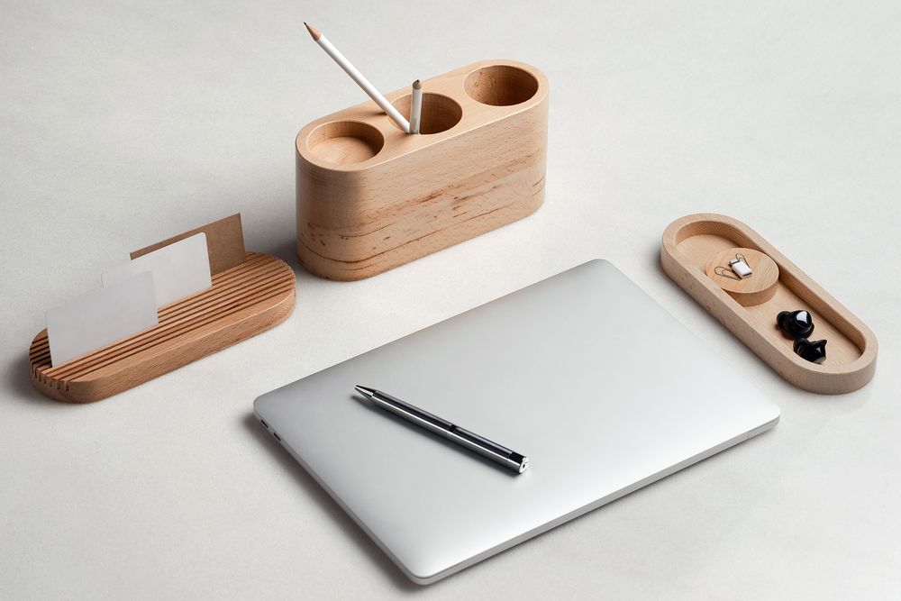 Настольный органайзер Bukowski, бук / Миниатюра WWW (1000)