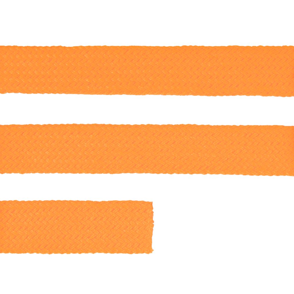 Плоский шнур Cord L, оранжевый неон, 110 см / Миниатюра WWW (1000)