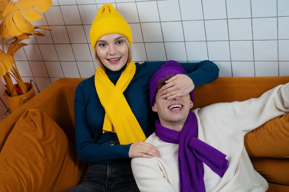 Шарф Yong, фиолетовый / Миниатюра WWW (1000)