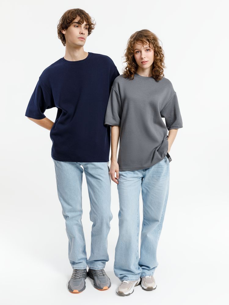 Джемпер с коротким рукавом Siluetti Volumica, темно-синий / Миниатюра WWW (1000)