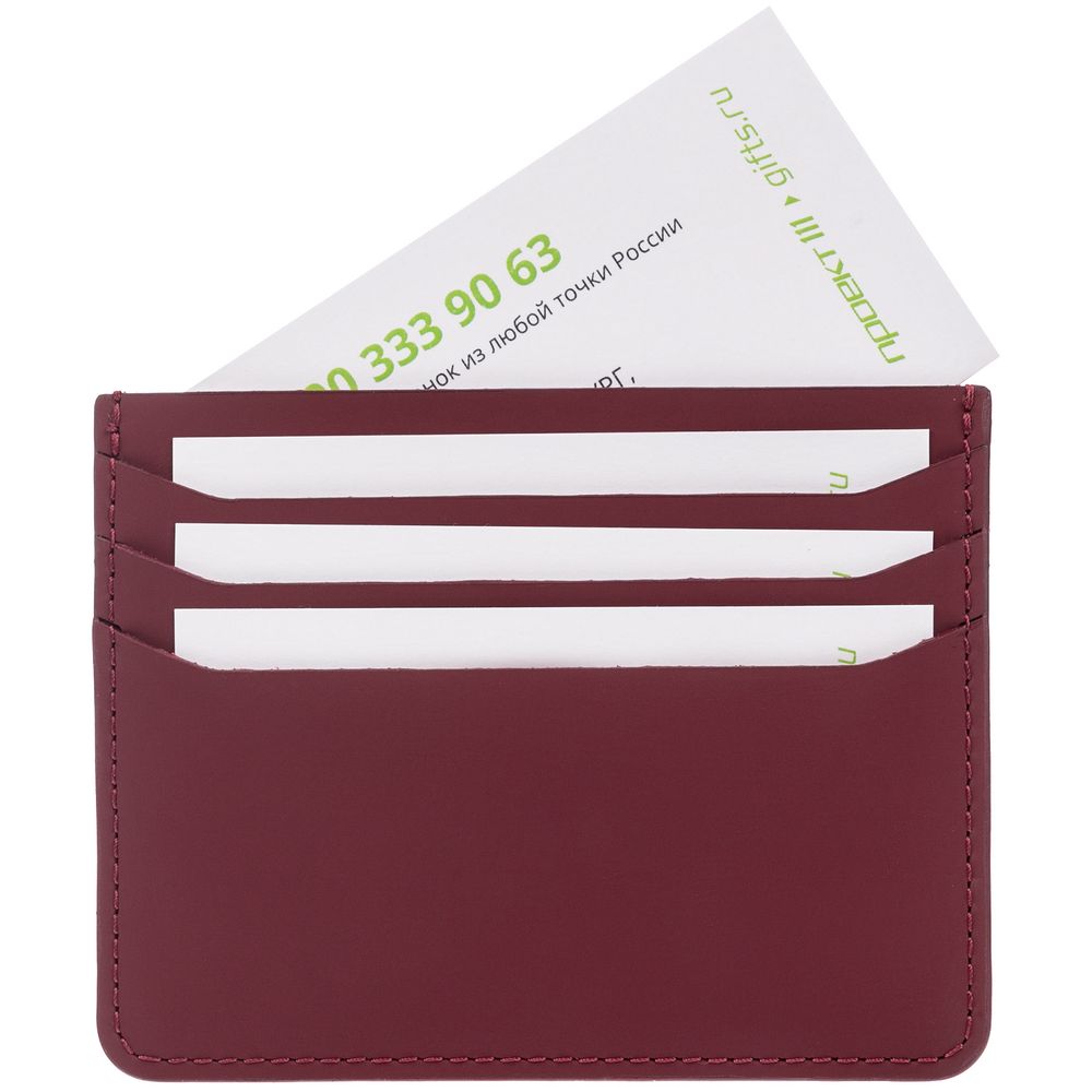 Чехол для карт Alaska, бордовый / Миниатюра WWW (1000)