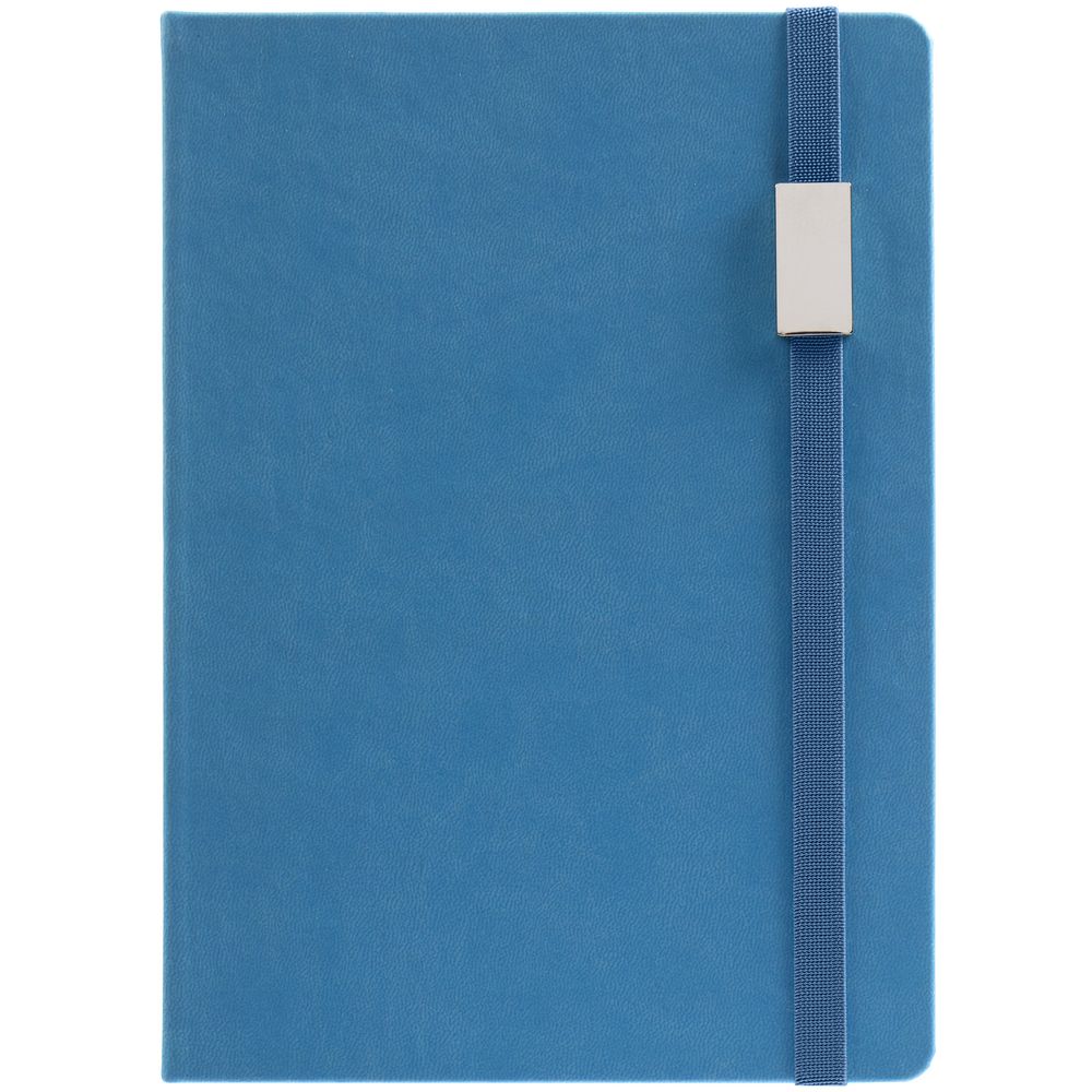 Ежедневник New Factor Metal, голубой / Миниатюра WWW (1000)