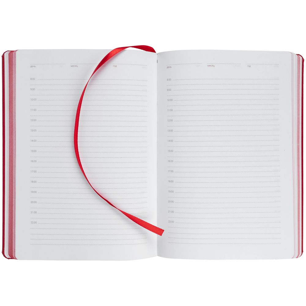 Ежедневник Factor, недатированный, красный / Миниатюра WWW (1000)
