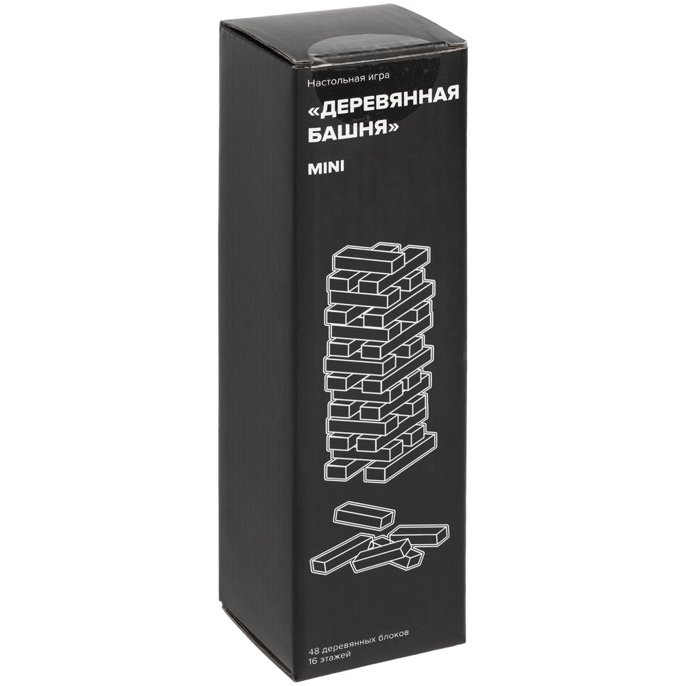 Игра «Деревянная башня мини», красная / Миниатюра WWW (1000)