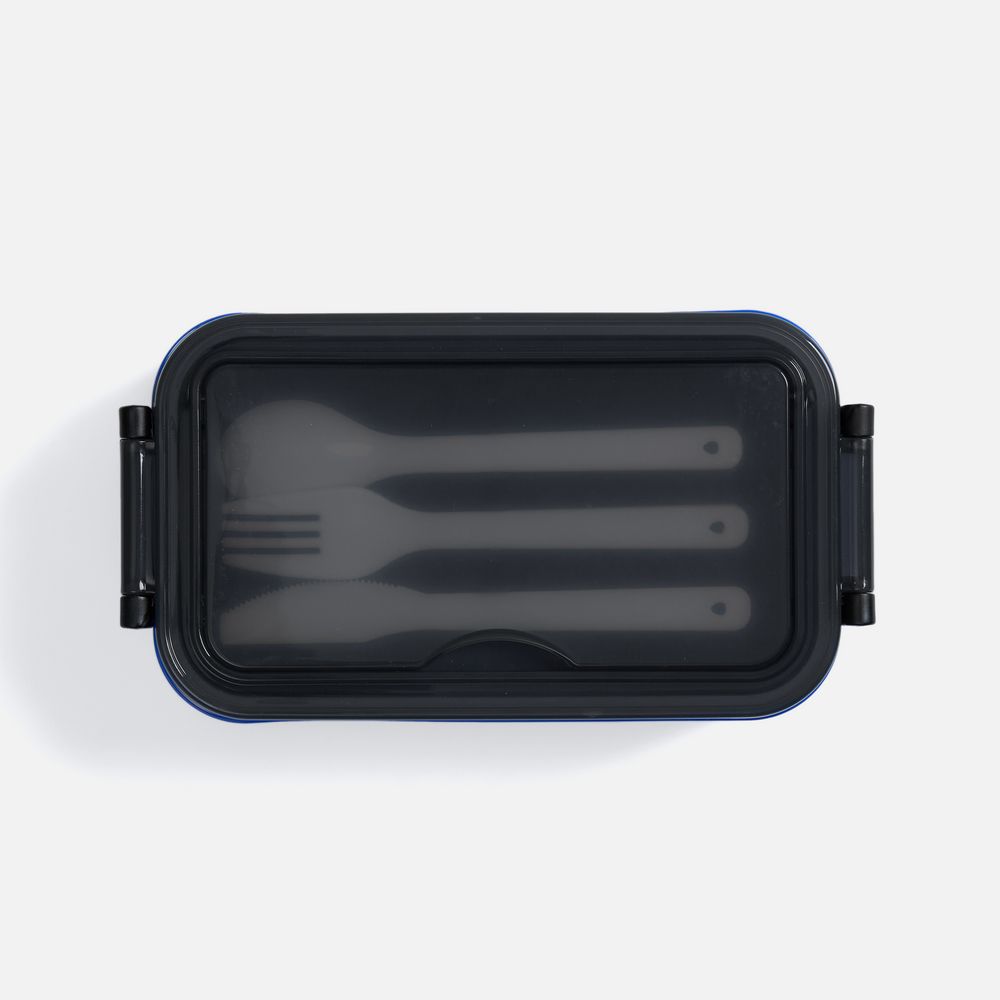 Ланчбокс Pranzo, синий с черным / Миниатюра WWW (1000)