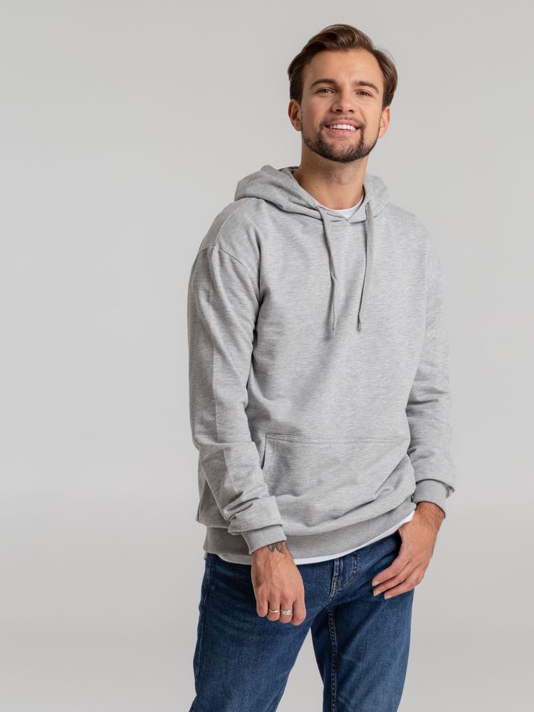 Толстовка с капюшоном Unit Kirenga, серый меланж / Миниатюра WWW (1000)