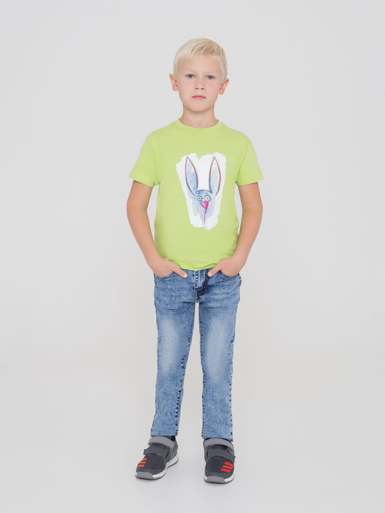 Футболка детская Funny Animals, зеленое яблоко / Миниатюра WWW (1000)