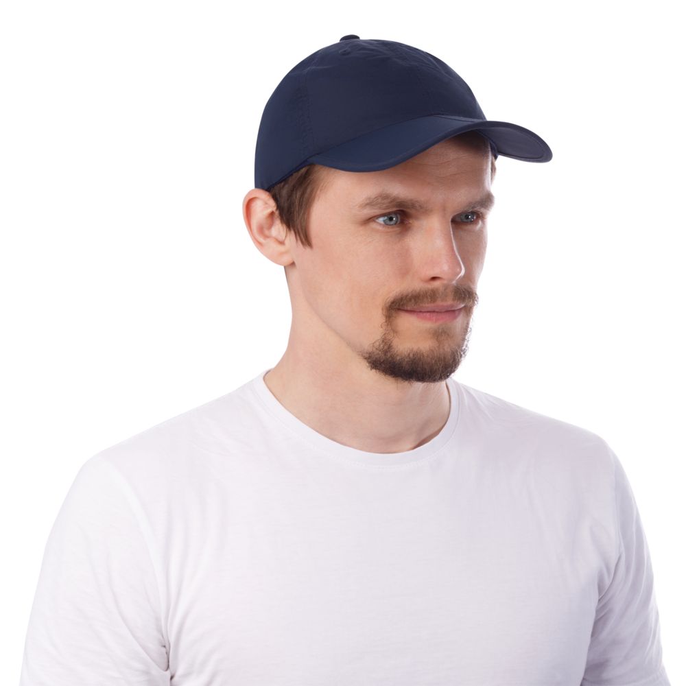 Бейсболка складная Ben Lomond, темно-синяя / Миниатюра WWW (1000)