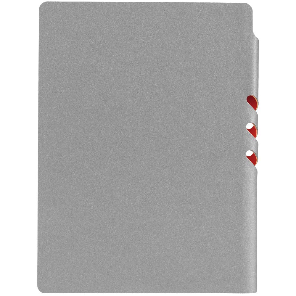 Ежедневник Flexpen, недатированный, серебристо-оранжевый / Миниатюра WWW (1000)