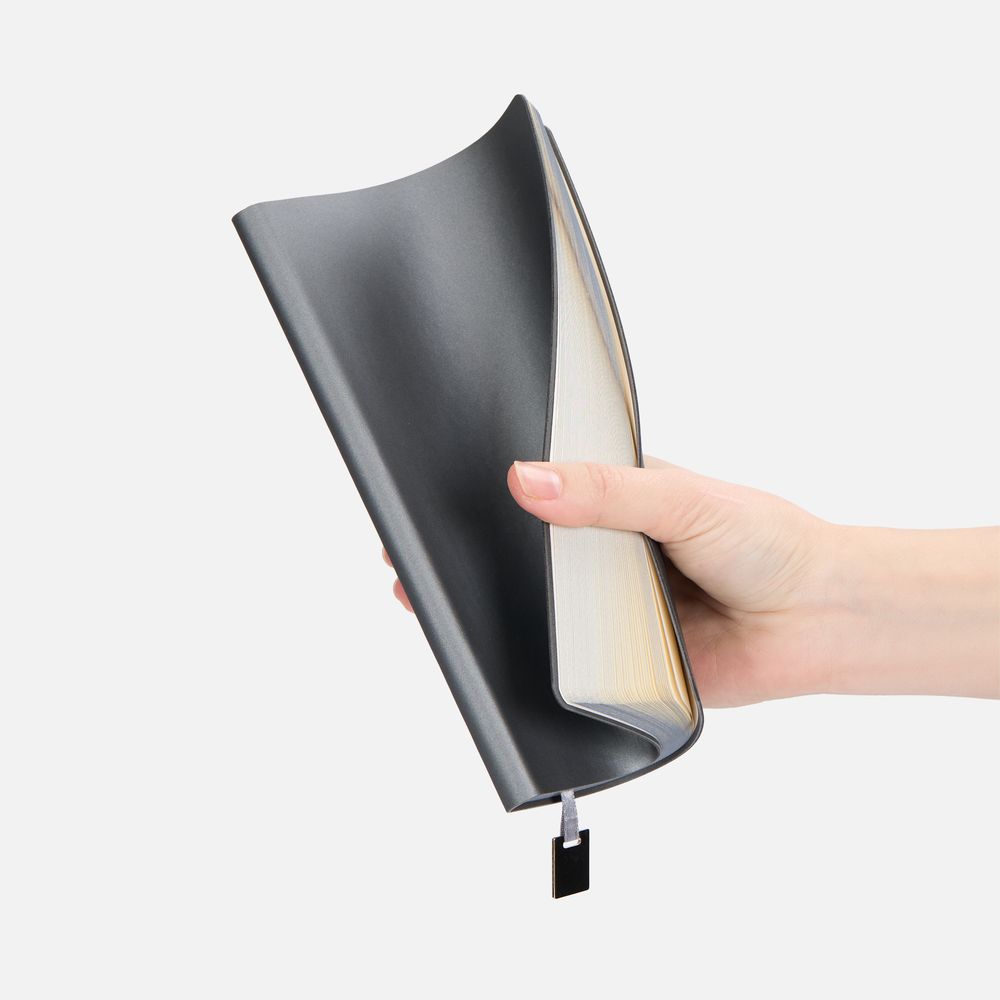 Ежедневник Shall Light, недатированный, серый / Миниатюра WWW (1000)