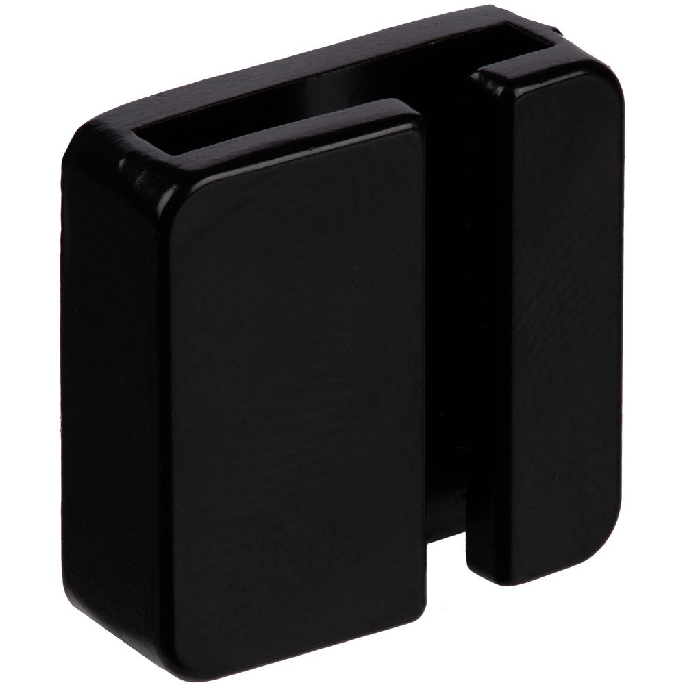 Квадратный шильдик на резинку Epoxi, черный / Миниатюра WWW (1000)