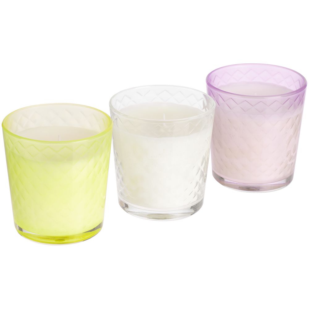 Свеча ароматическая Ristoro, желтая, ягоды в игристом / Миниатюра WWW (1000)