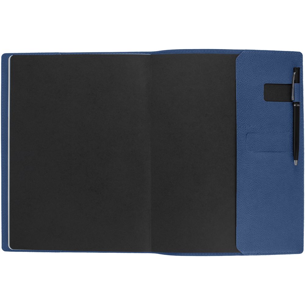 Ежедневник в суперобложке Brave Book, недатированный, синий / Миниатюра WWW (1000)