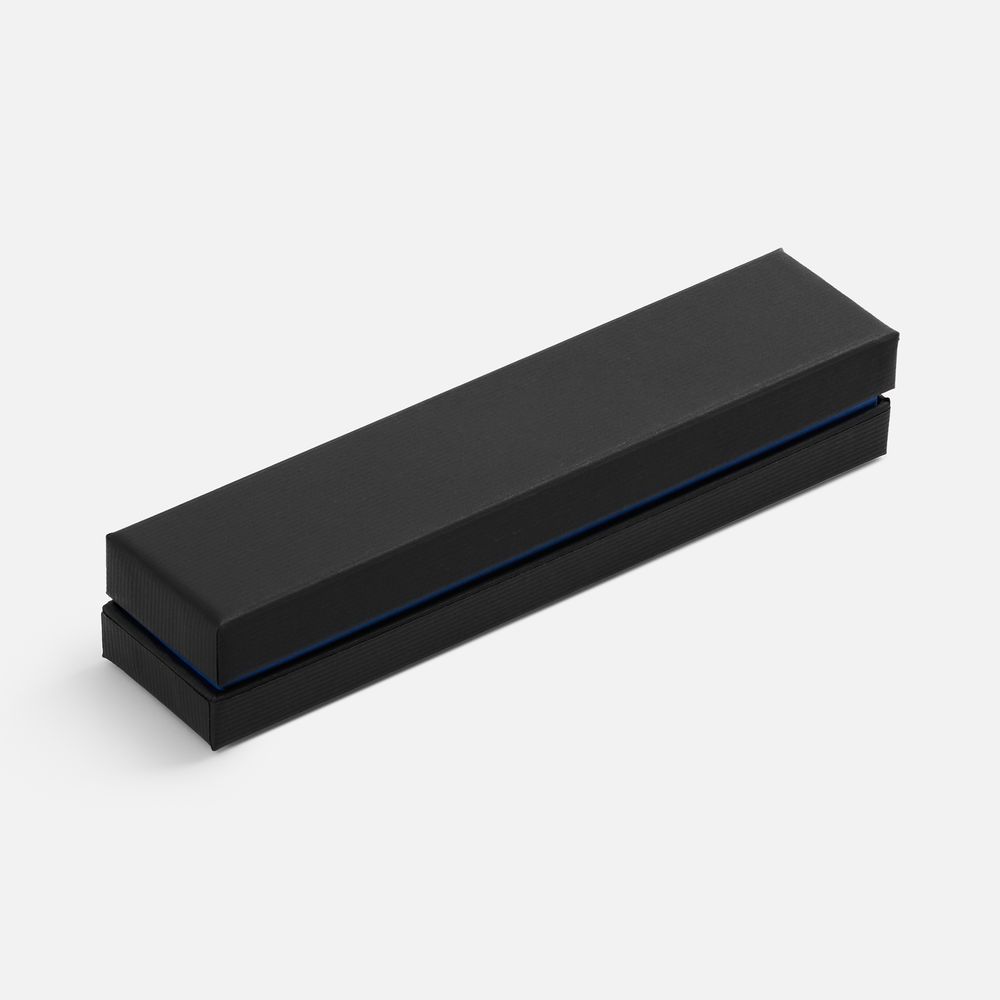 Ручка шариковая Arvent Glossy в футляре, синяя / Миниатюра WWW (1000)