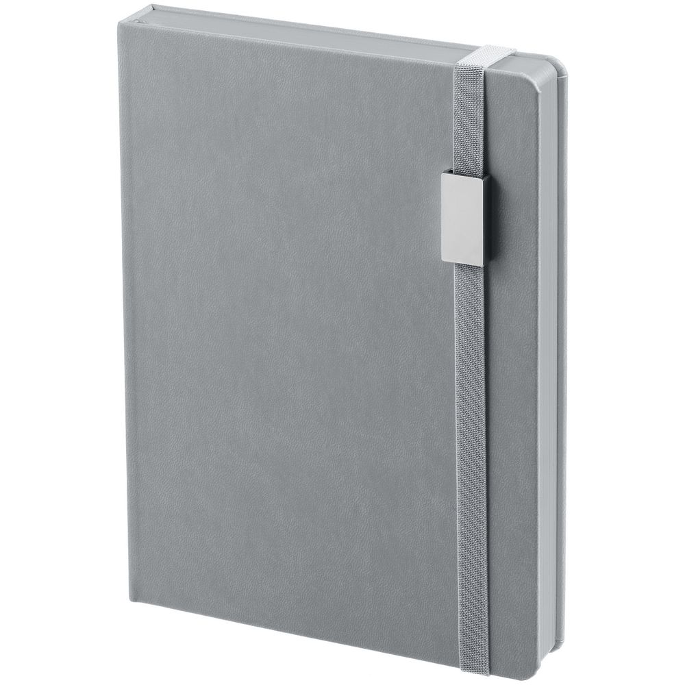 Ежедневник New Factor Metal, серый / Миниатюра WWW (1000)