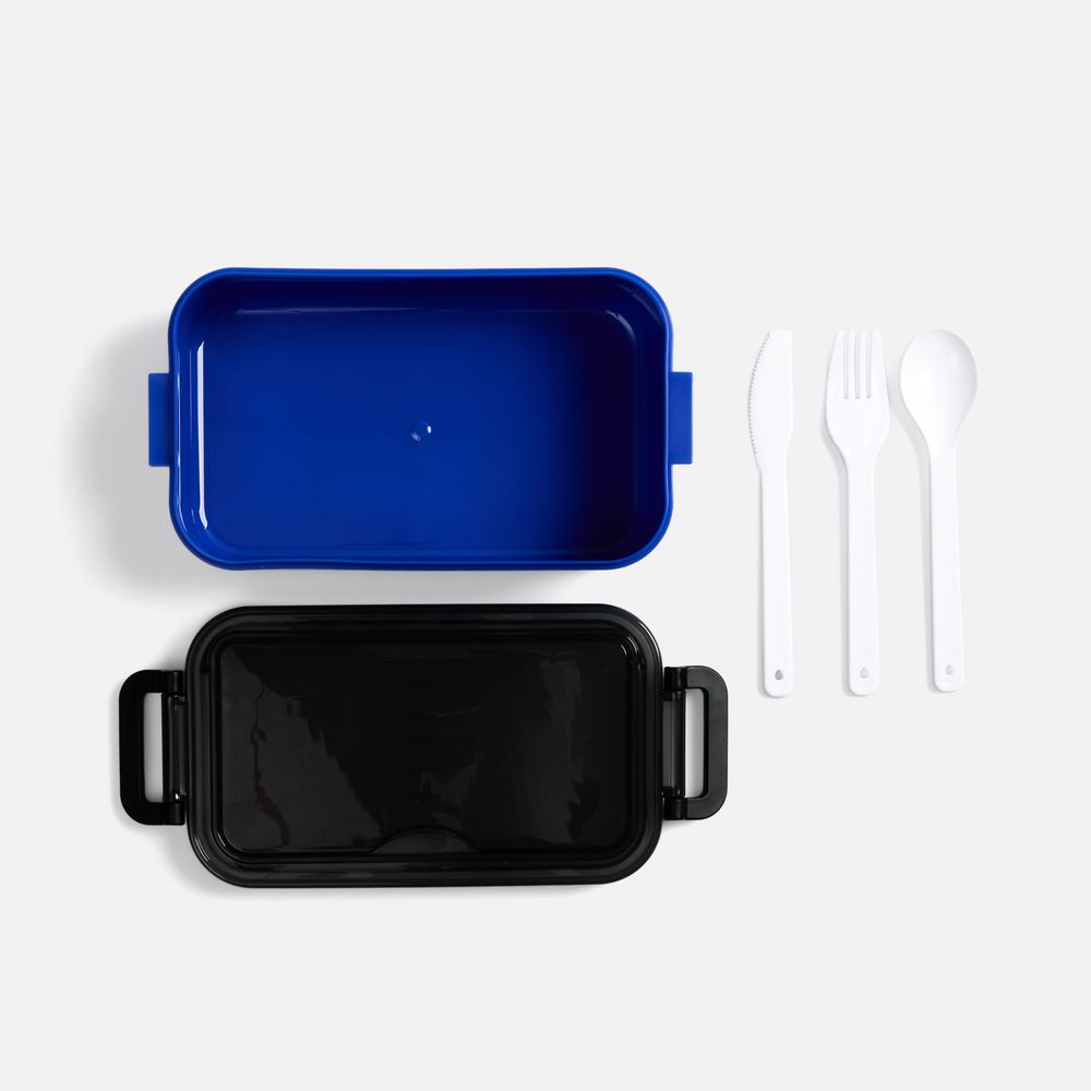 Ланчбокс Pranzo, синий с черным / Миниатюра WWW (1000)