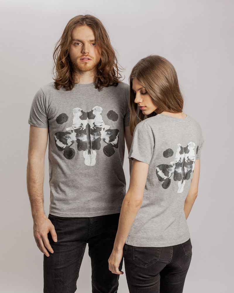 Футболка женская «Подсознательность», серый меланж / Миниатюра WWW (1000)