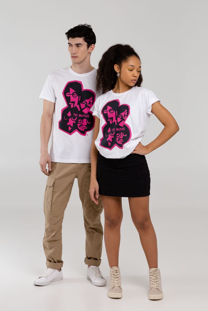 Футболка «Меламед. The Beatles», белая / Миниатюра WWW (1000)