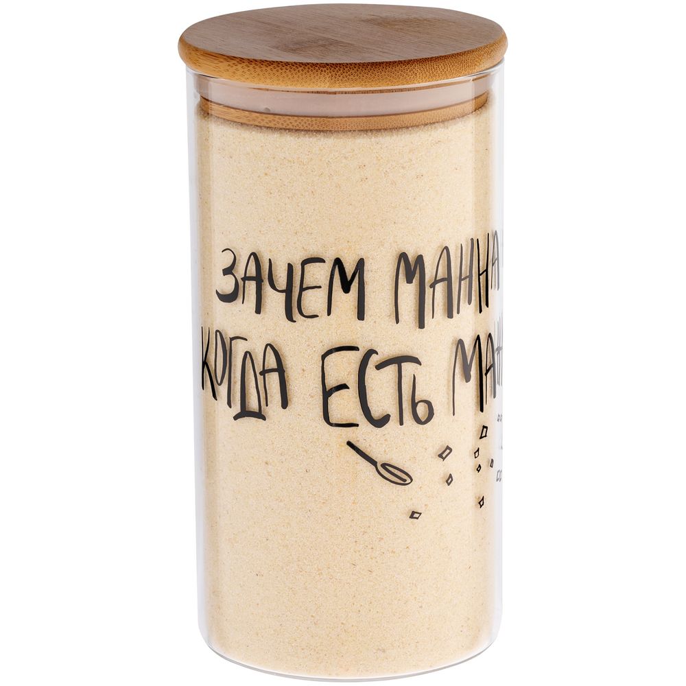 Емкость для хранения «Крупы. Манка», большая / Миниатюра WWW (1000)