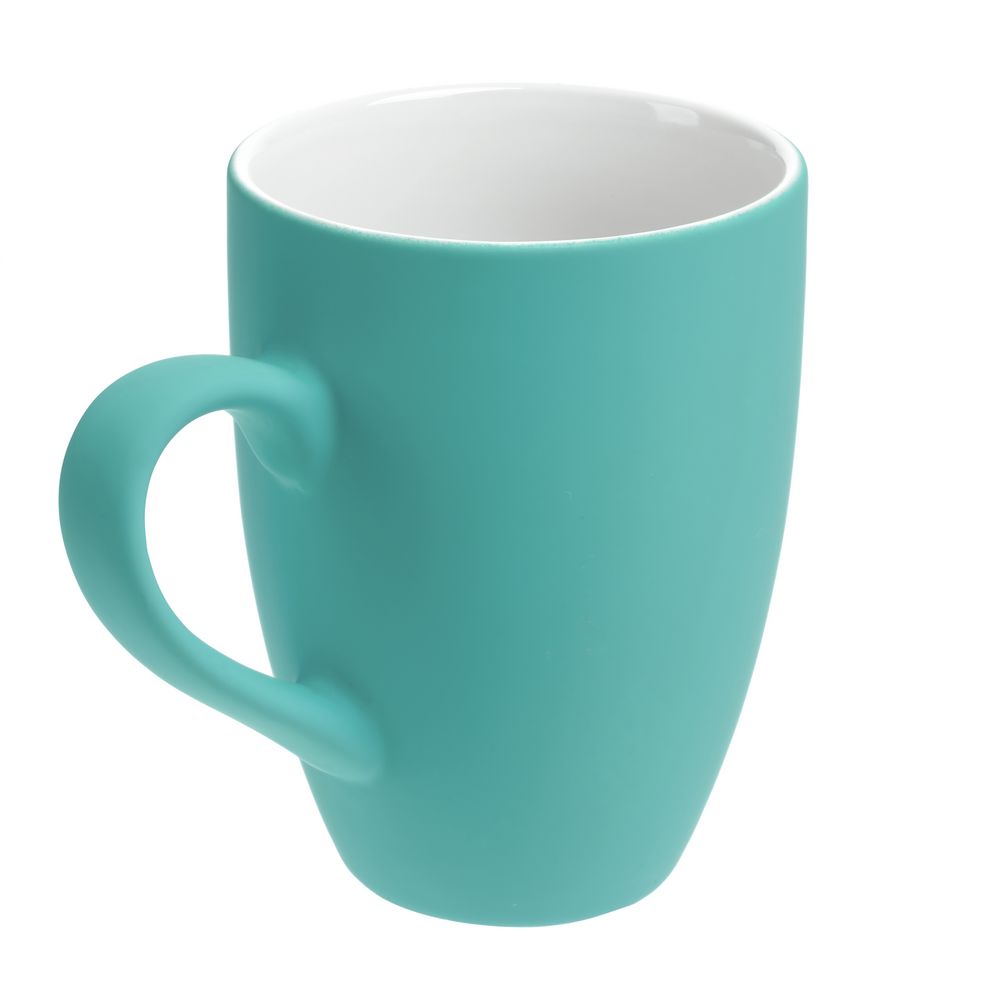 Кружка Best Morning c покрытием софт-тач, бирюзовая / Миниатюра WWW (1000)