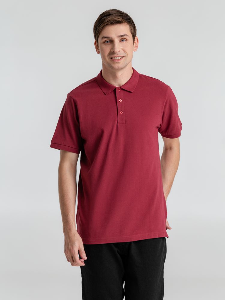 Рубашка поло мужская Neptune, вишнево-красная / Миниатюра WWW (1000)