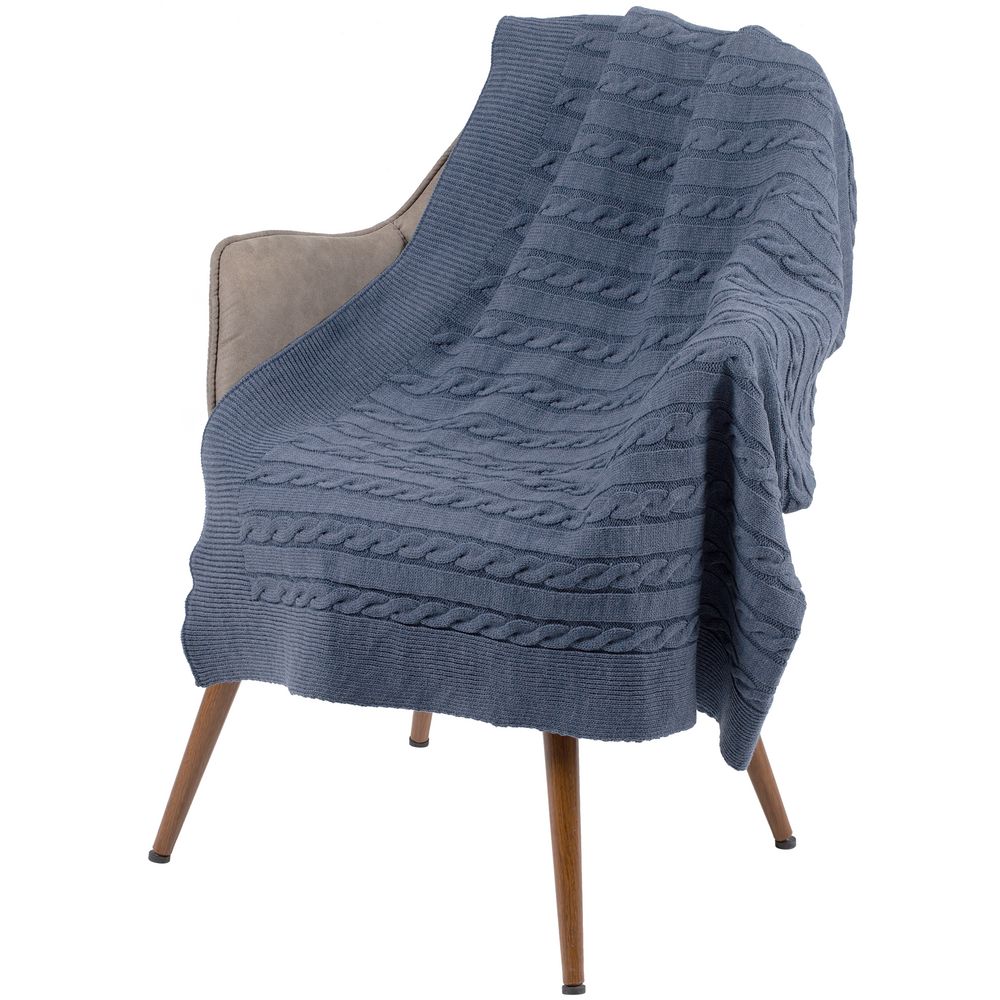 Плед Heat Trick, синий меланж / Миниатюра WWW (1000)