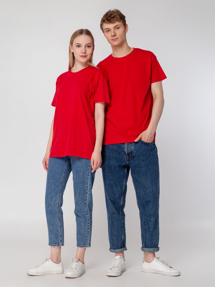 Футболка унисекс Regent 150, красная / Миниатюра WWW (1000)