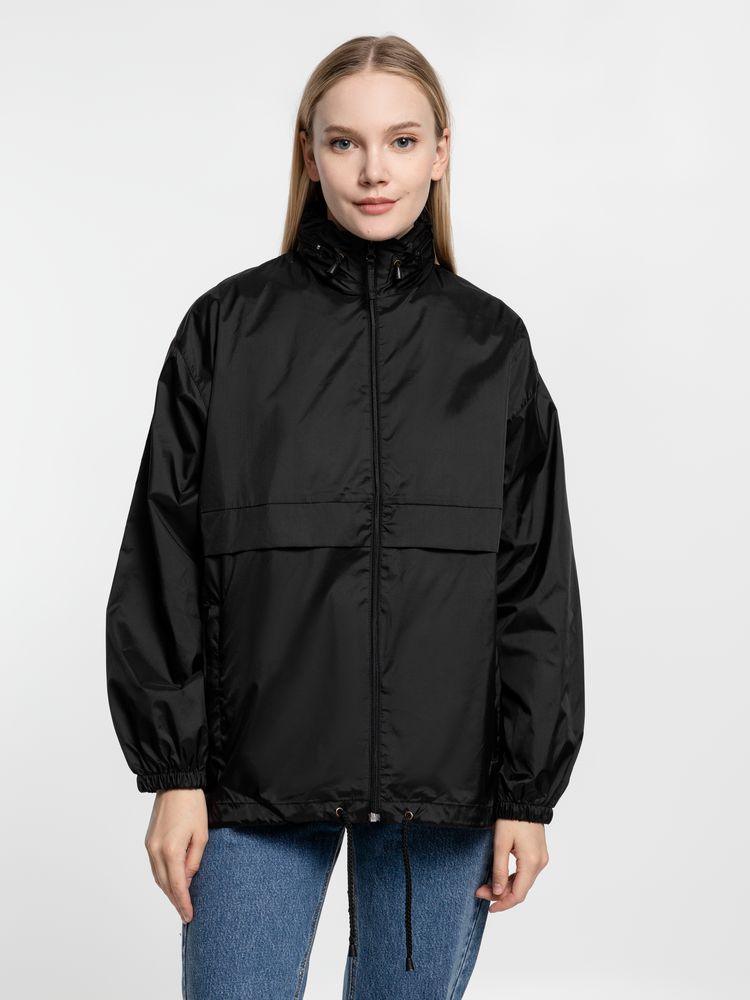 Ветровка из нейлона Surf 210, черная / Миниатюра WWW (1000)