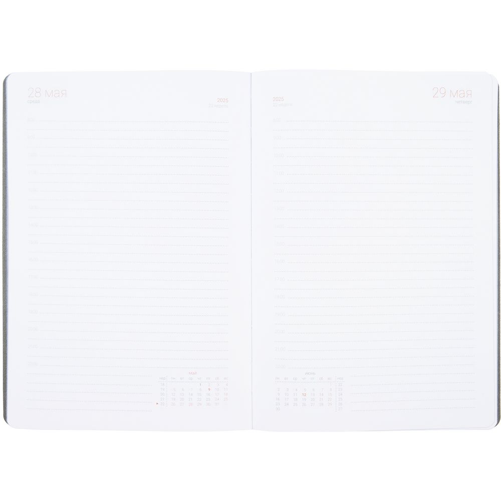 Ежедневник Flexpen Color, датированный, серый / Миниатюра WWW (1000)