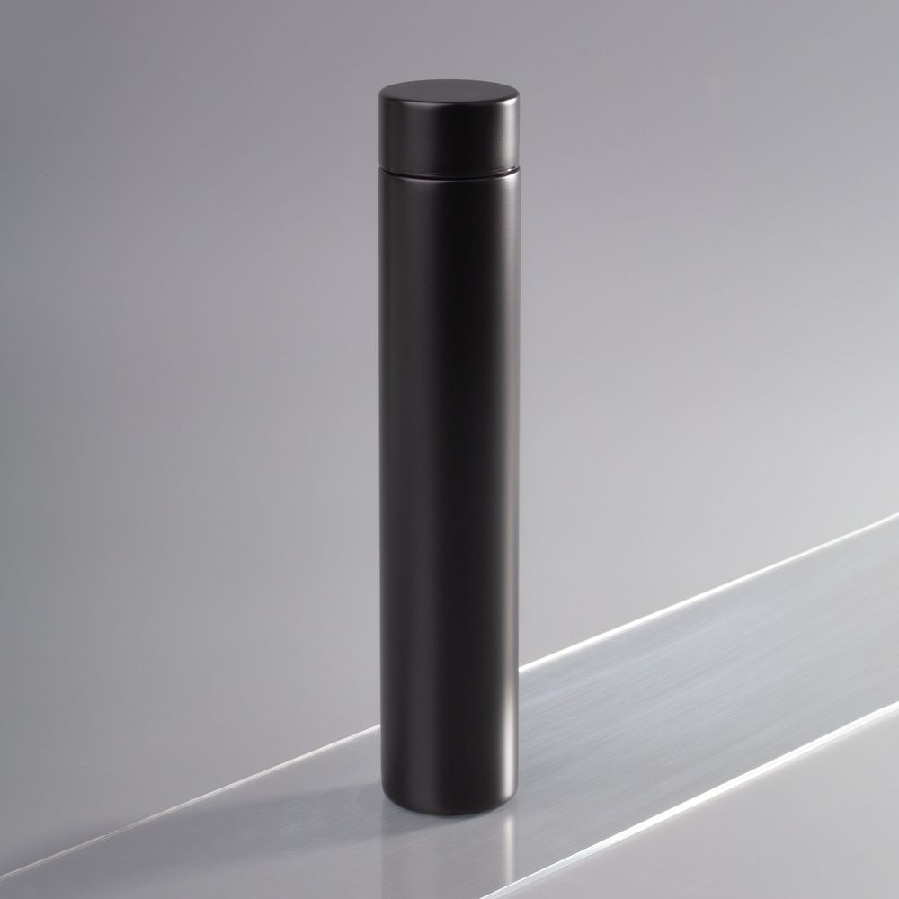 Термобутылка Metropolis, черная / Миниатюра WWW (1000)