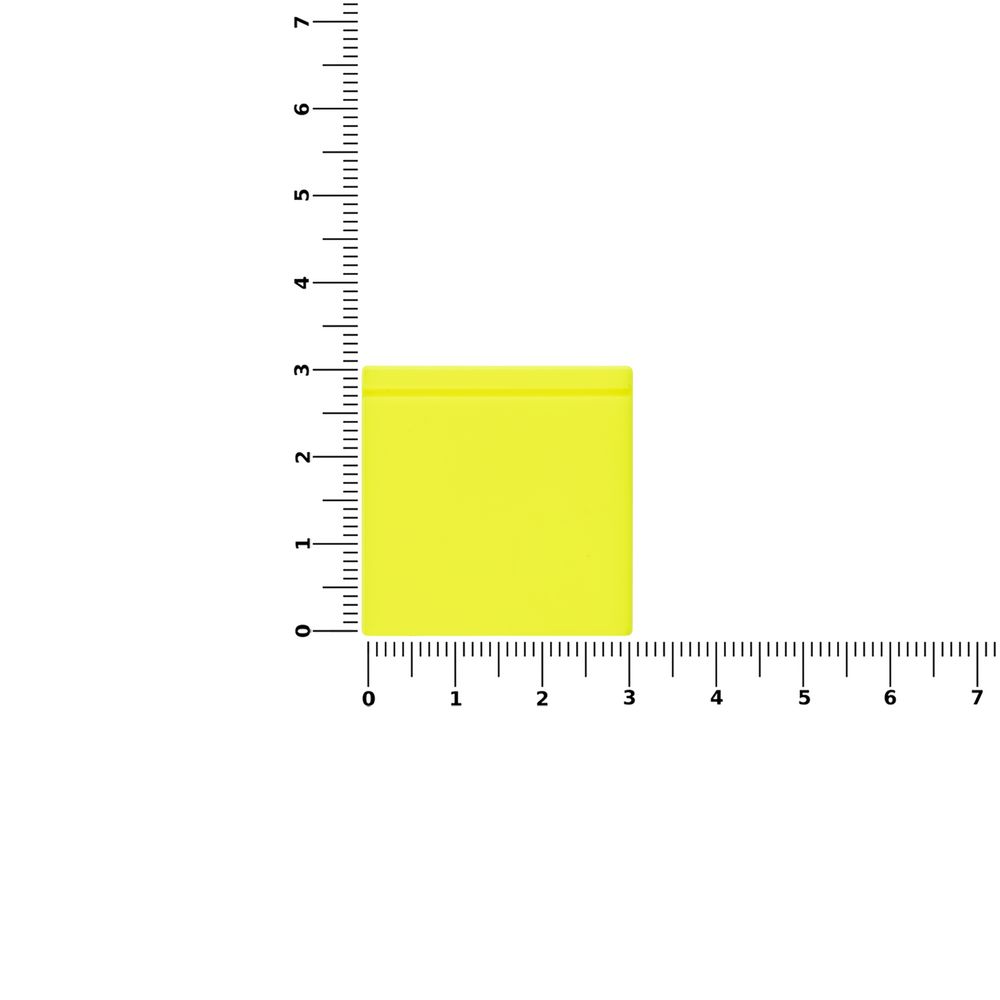 Лейбл из ПВХ Kare, желтый неон / Миниатюра WWW (1000)