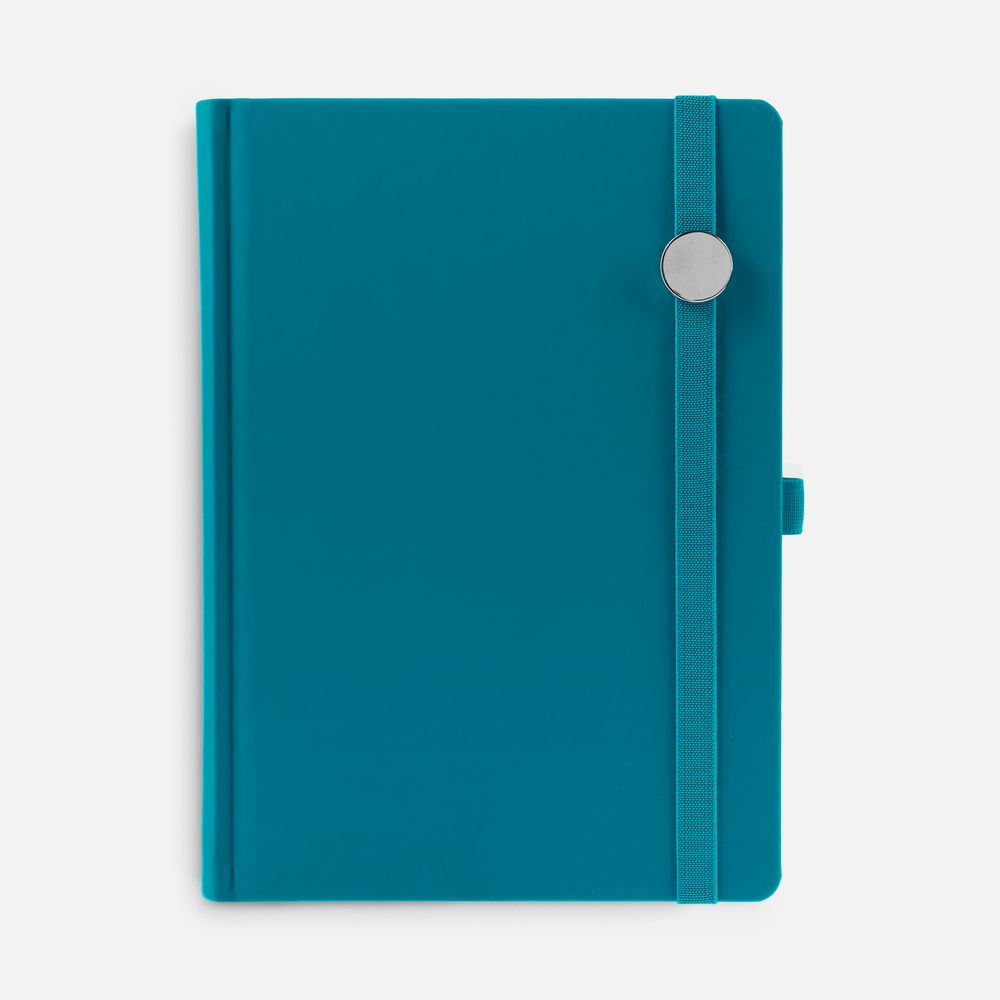 Ежедневник Favor Metal, недатированный, бирюзовый / Миниатюра WWW (1000)