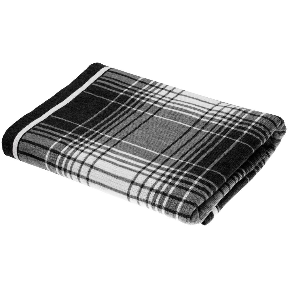 Плед Duotone, черный с белым / Миниатюра WWW (1000)