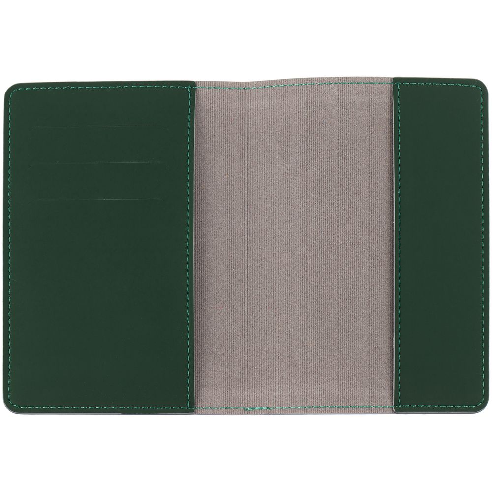 Обложка для паспорта Shall Simple, зеленый / Миниатюра WWW (1000)