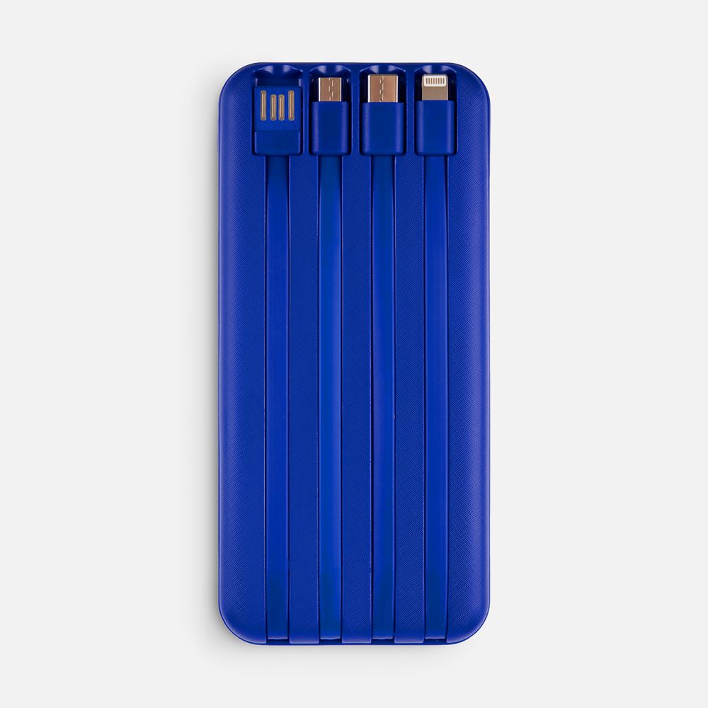 Аккумулятор Omni Qi 10000 мАч, ver.2, синий / Миниатюра WWW (1000)