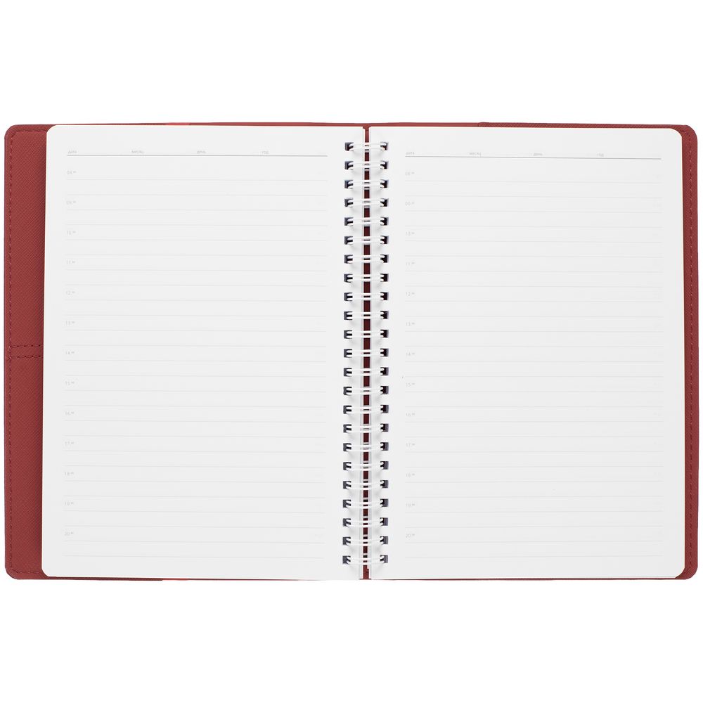 Ежедневник Spring Touch, недатированный, красный / Миниатюра WWW (1000)