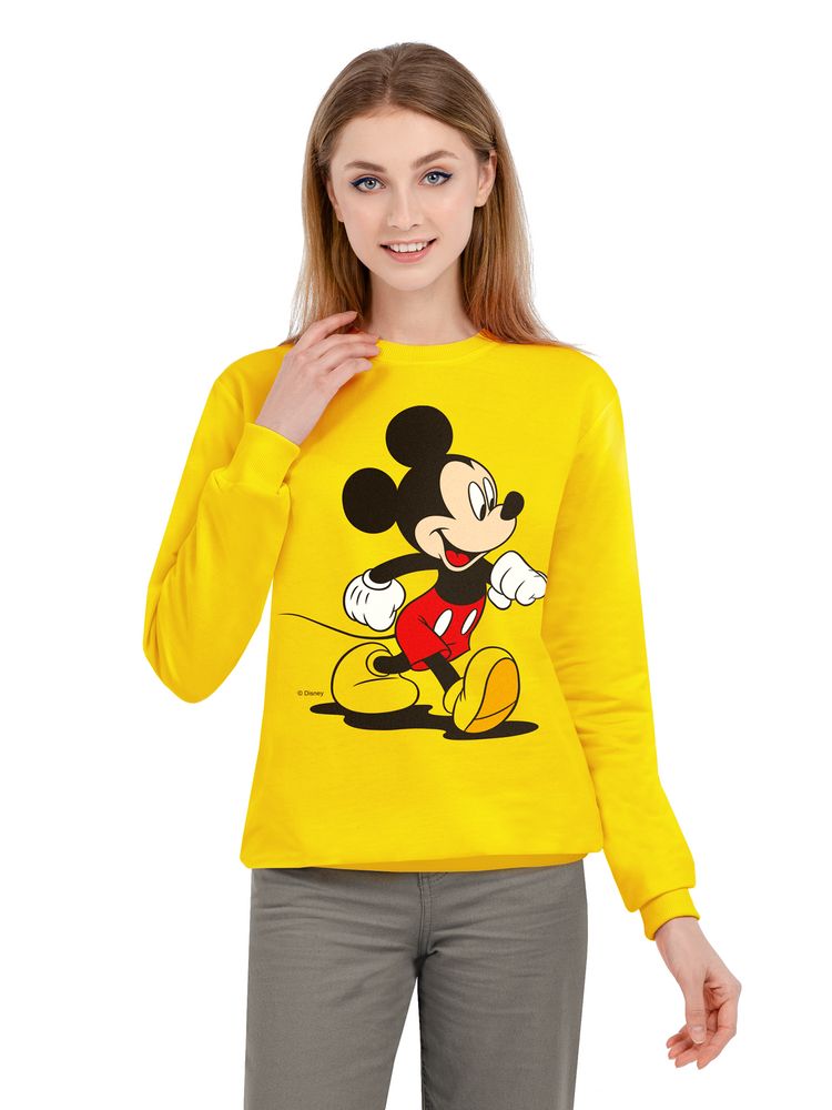 Толстовка «Микки Маус. Easygoing», желтая / Миниатюра WWW (1000)