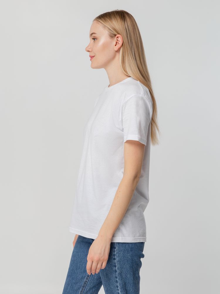 Футболка унисекс T-bolka 140, белая / Миниатюра WWW (1000)