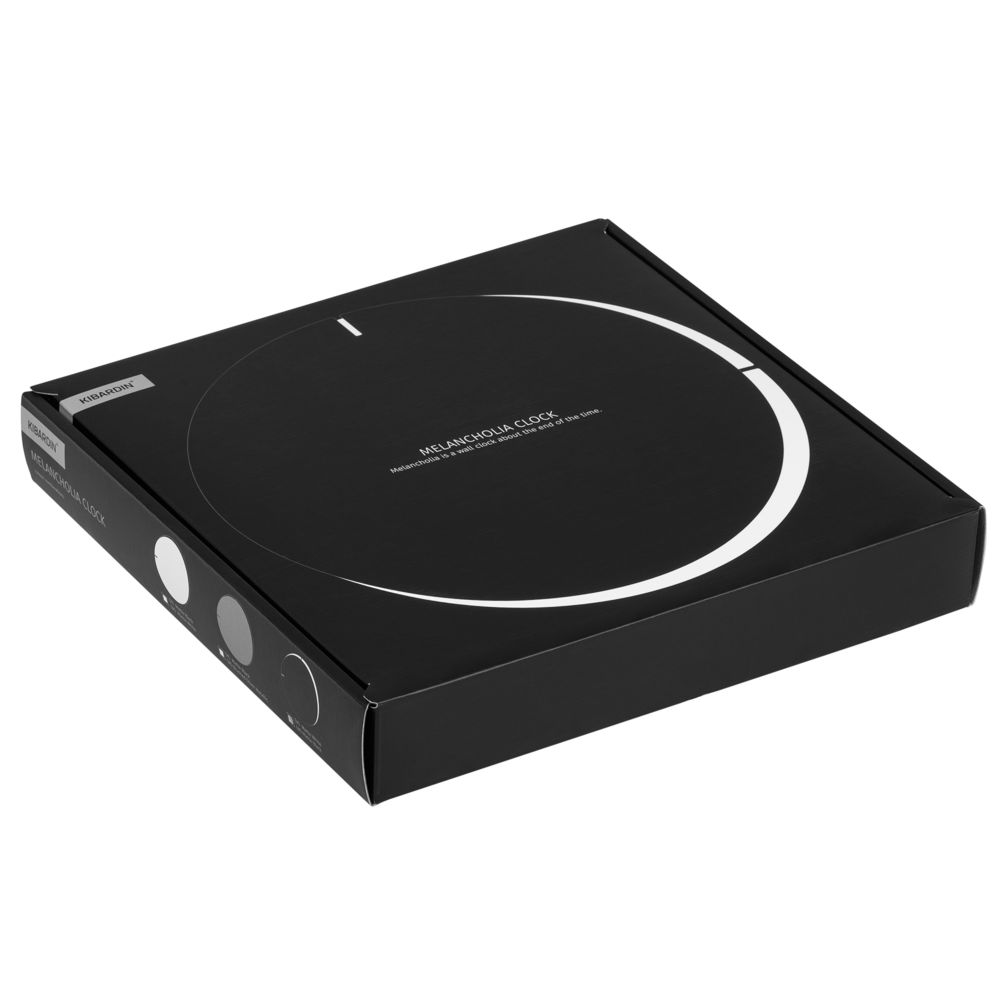 Часы настенные Melancholia Clock, черные / Миниатюра (упак) (1000)