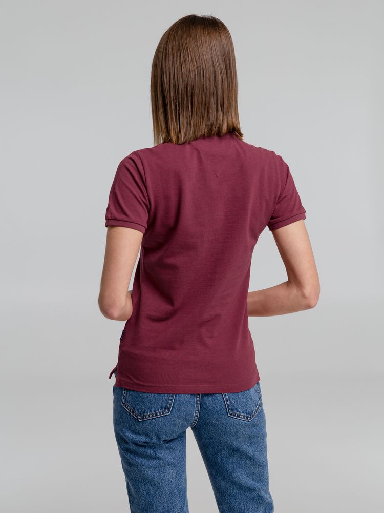 Рубашка поло женская Neptune, вишнево-красная / Миниатюра WWW (1000)