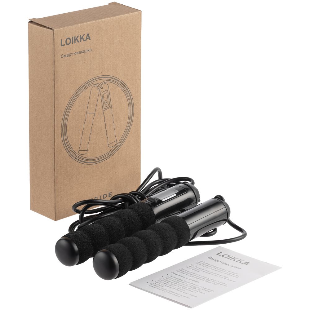 Смарт-скакалка Loikka, черная / Миниатюра WWW (1000)