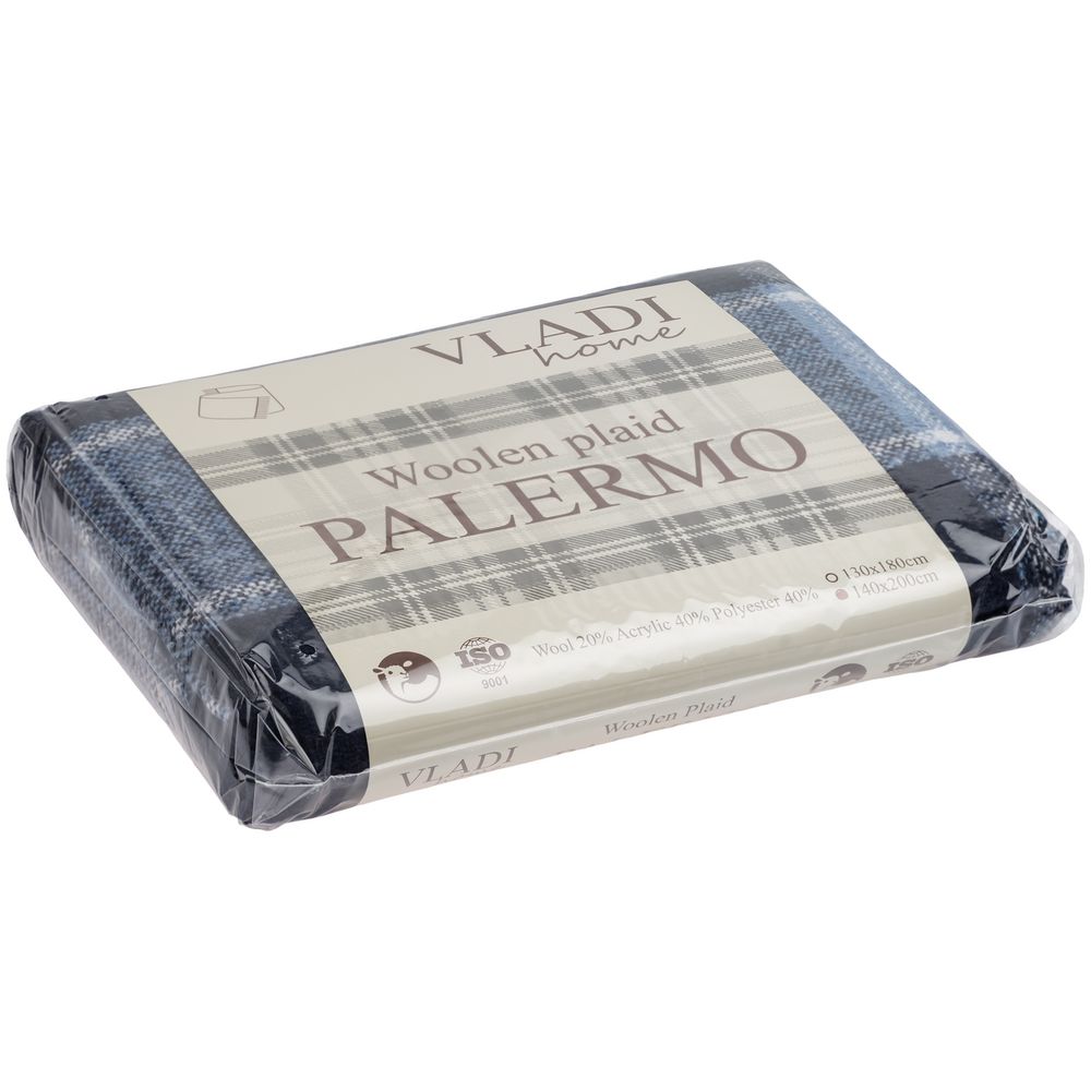 Плед Dublin, синий / Миниатюра WWW (1000)