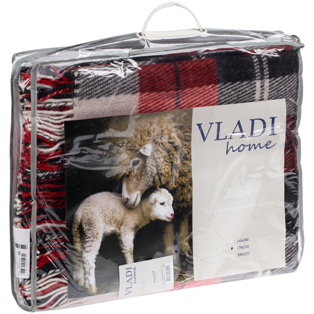 Плед Edinburgh, красный / Миниатюра WWW (1000)