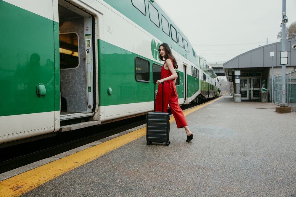 Чемодан Rhine Luggage, черный / Миниатюра WWW (1000)