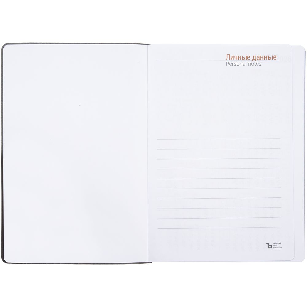 Ежедневник Flexpen Color, датированный, серый / Миниатюра WWW (1000)