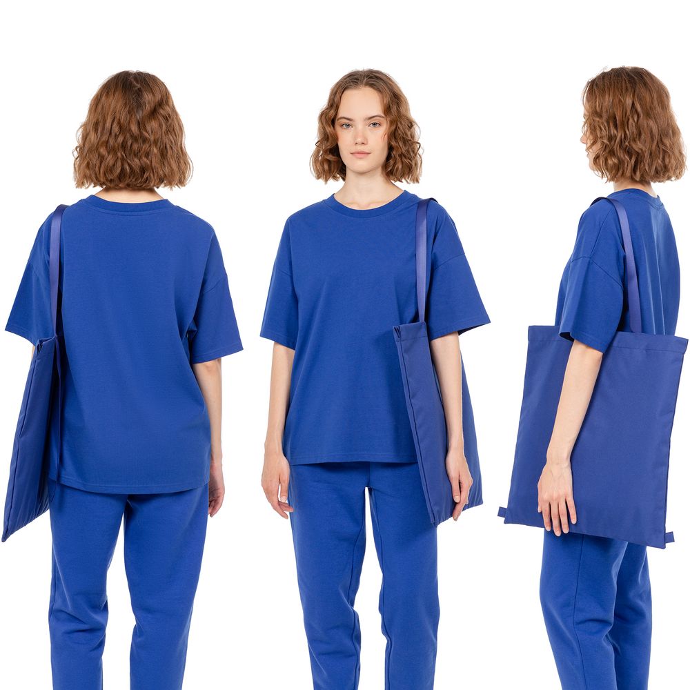 Шопер B3, синий с синими ручками / Миниатюра WWW (1000)